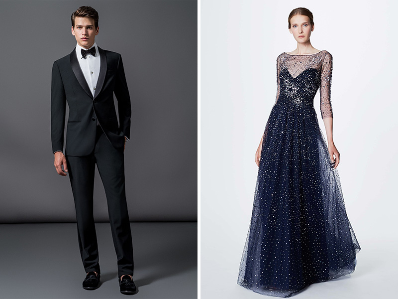 black tie dress code for wedding