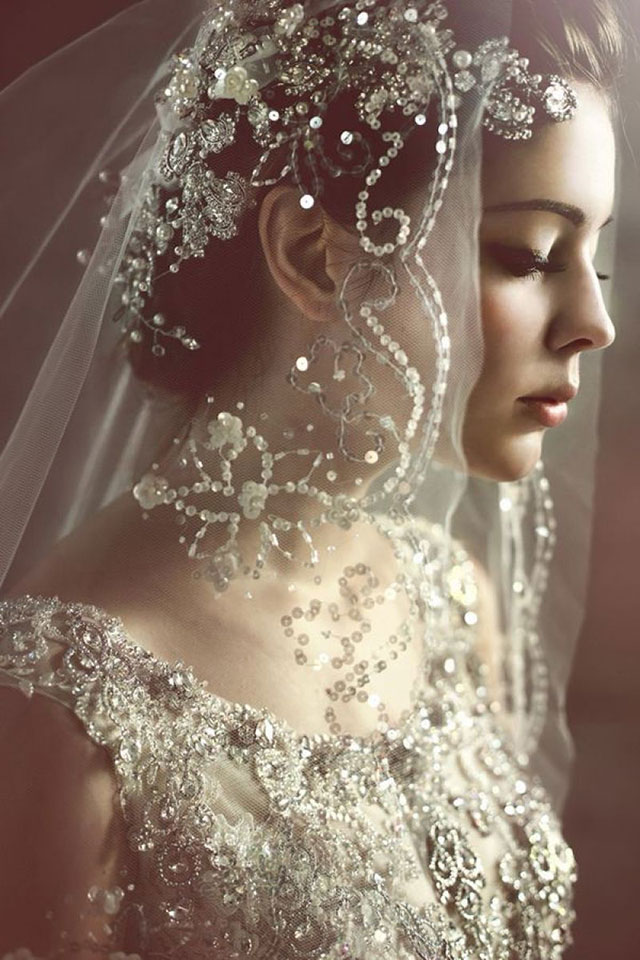 full bridal veil