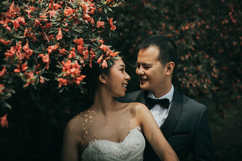 Cool Love Story + Wedding Post-Nup Shoot at Macao Imperial Tea