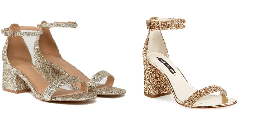 Gold Wedding Shoes From Day to Night 