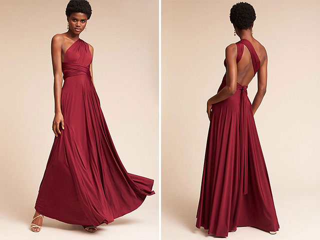 Bridesmaid dress different ways to outlet tie