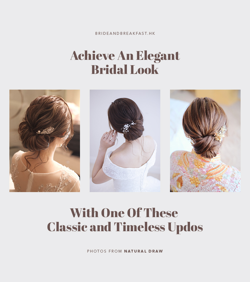 Classic And Elegant Updos Hong Kong Wedding Blog