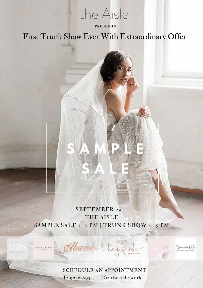 Wedding dress cheap trunk sale