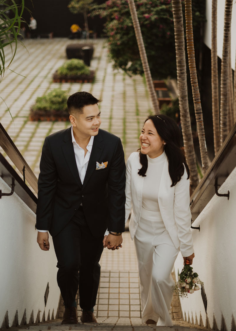 Brides Wearing Pantsuits  Philippines Wedding Blog