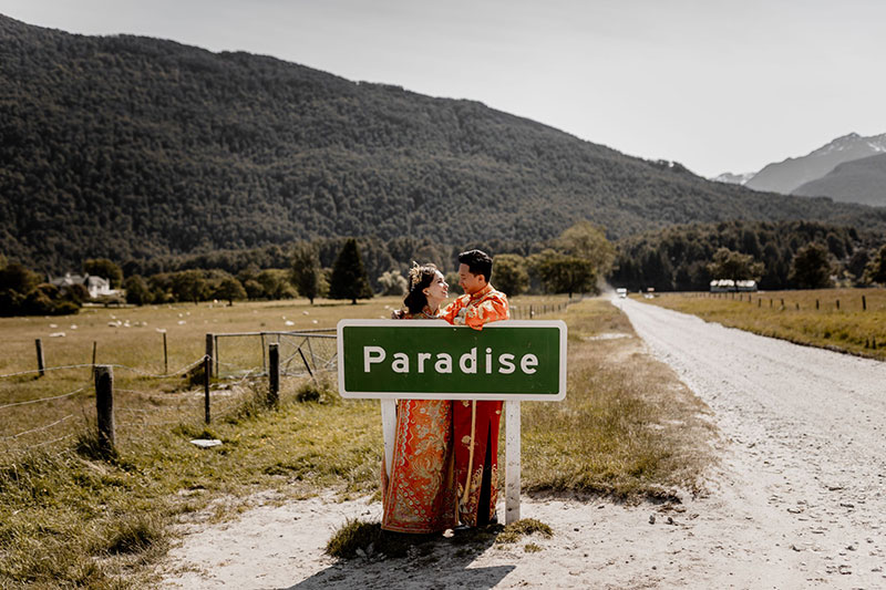 38jiejie  三八姐姐｜Han Geng and Celina Jade Held Traditional Wedding in New  Zealand