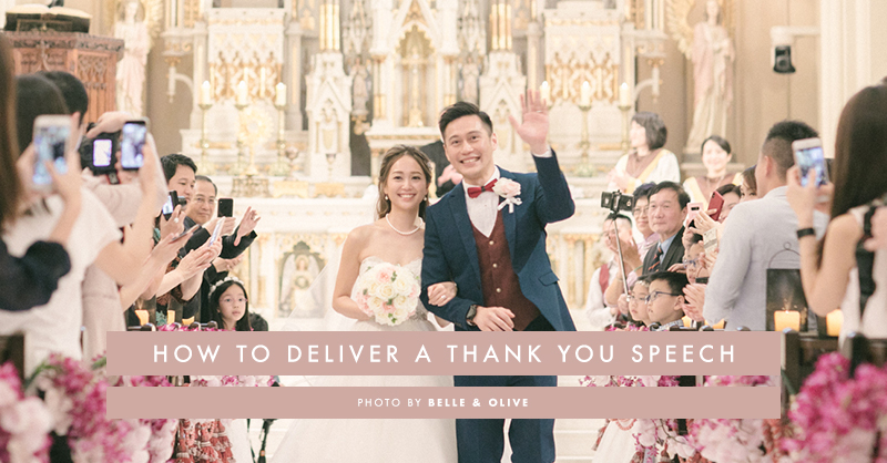 7 Useful Tips for Delivering a Wedding Thank You Speech