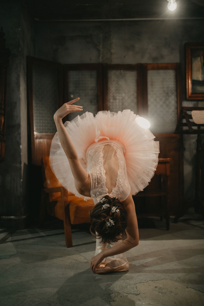 Creating a vintage ballet inspired photoshoot: STAX. BTS 