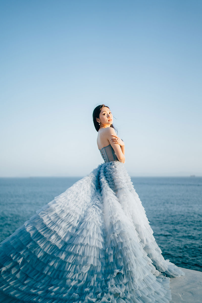 Dreamy Beach Engagement Session Dress