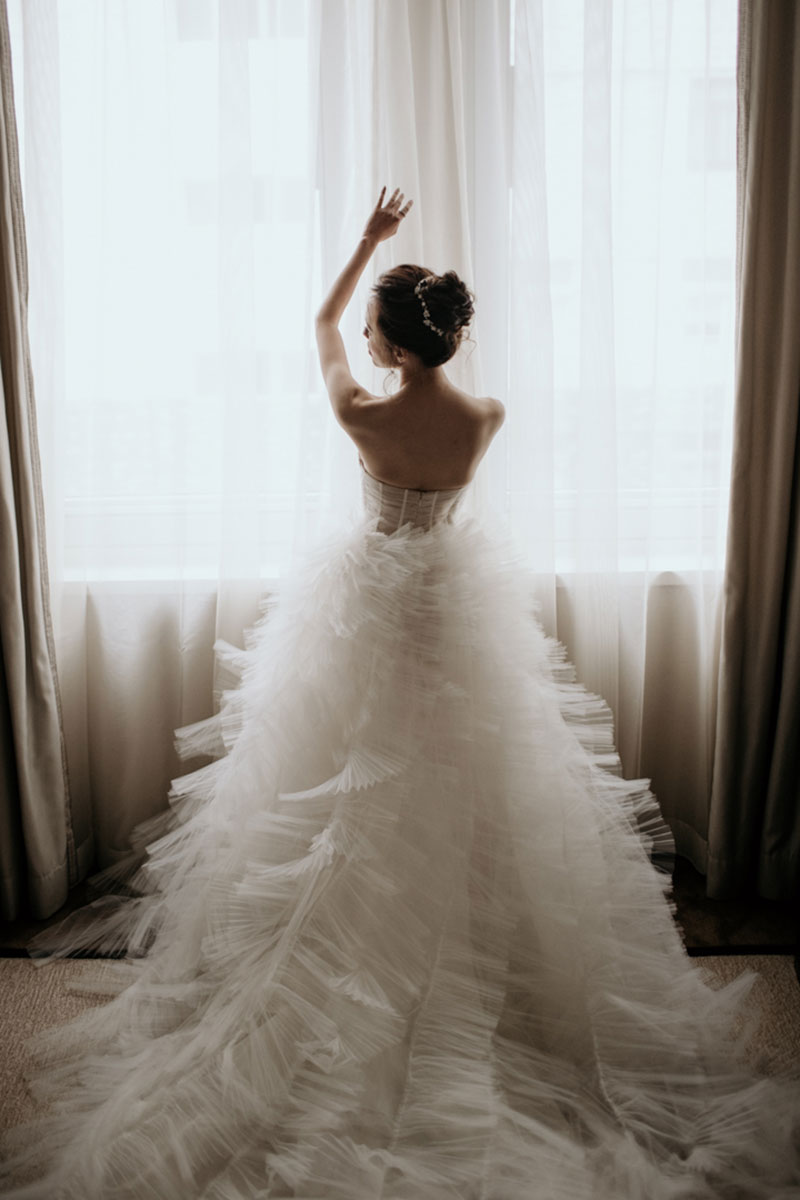 Long Sleeve Bridal Gown Wedding Dress Luxury Lace Appliques Mermaid  Engagement Dresses Satin Sweetheart Bride Robe De Mariee - Wedding Dresses  - AliExpress