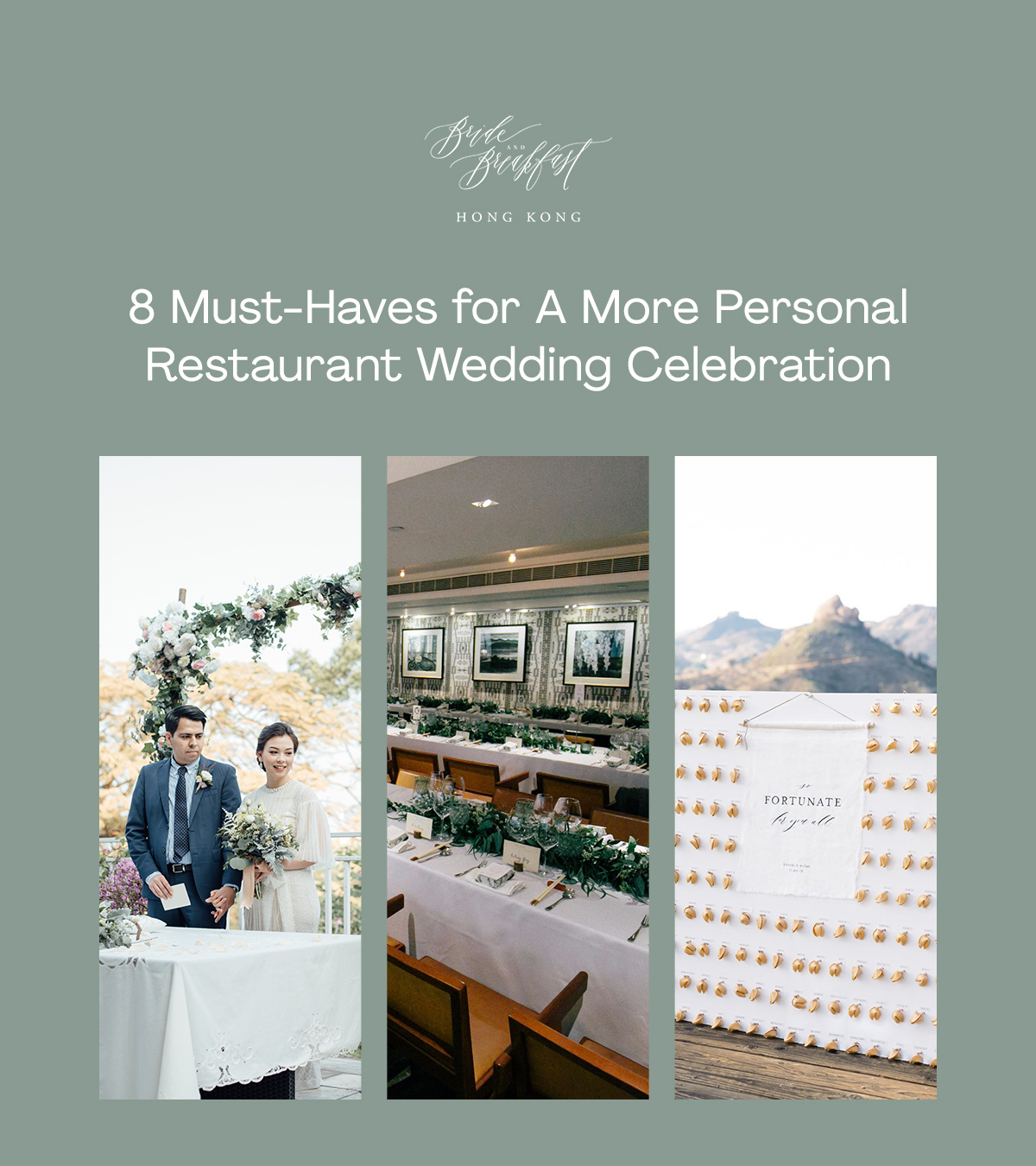 8 Must-Have Wedding Photos