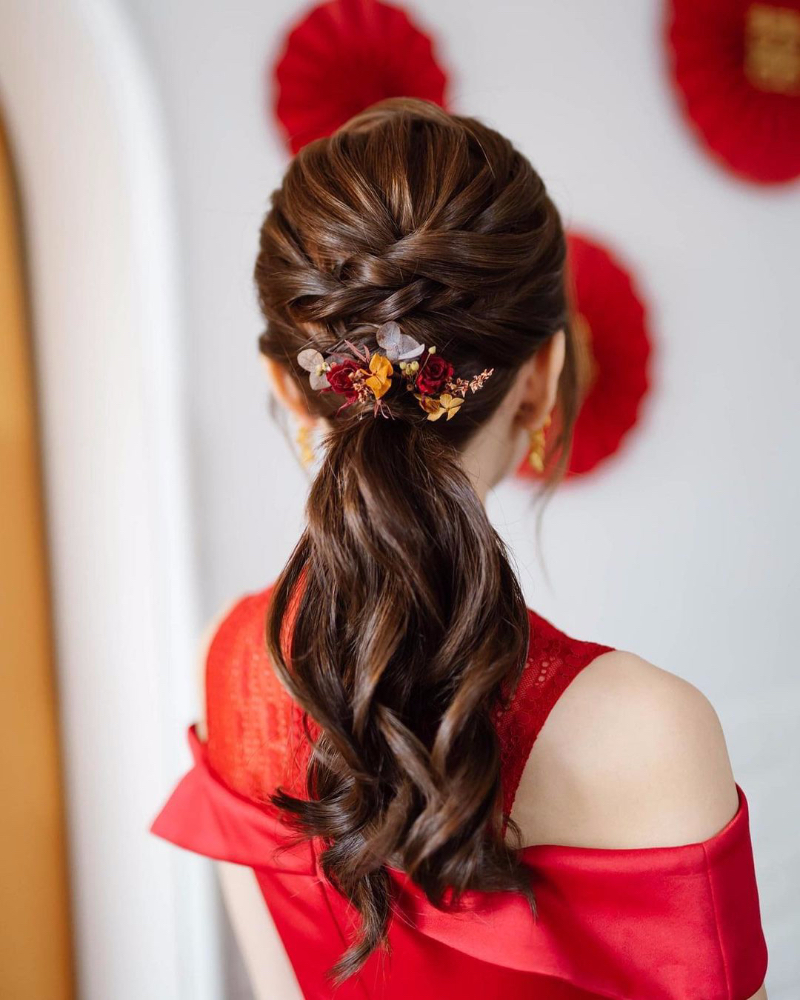 Bridal Hairstyles To Go With Your Traditional Chinese Wedding Outfit